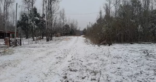 Nieve en Córdoba: La región serrana registró nevadas durante este domingo