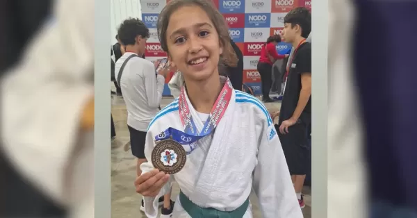 Francesca Iglesias, la beltranense que se consagró campeona nacional de judo en Santiago del Estero