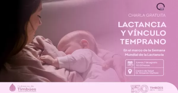Realizarán en Timbúes una charla gratuita sobre lactancia y vínculo temprano