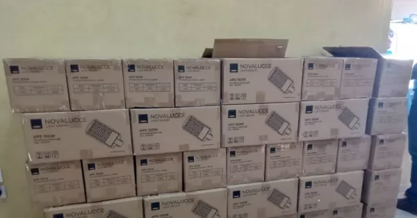 Ricardone adquirió más de 100 nuevas luminarias led para los barrios