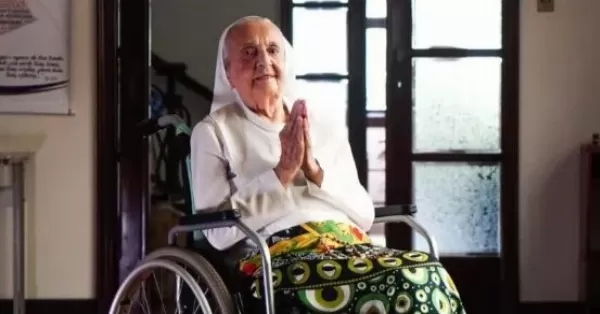 Falleció la hermana Inah Canabarro, la persona más anciana del mundo, a los 116 años