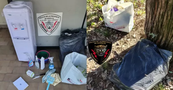 Puerto: cayó un hombre con un dispenser de agua y elementos para mascotas de dudosa procedencia