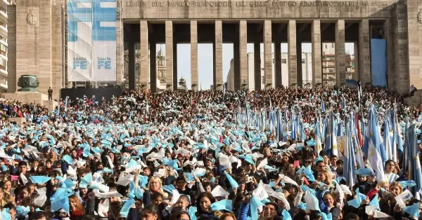 Durante la semana miles de estudiantes realizarán las Promesas de Lealtad a la Bandera en Rosario 