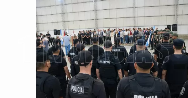 Se incorporaron 50 nuevos policías para el Departamento San Lorenzo