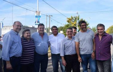 Traferri y Perotti visitaron las ciudades de Roldán y Carcarañá