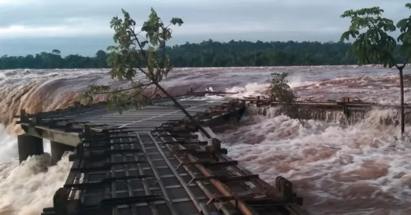 Crecida del Río Iguazú: cómo impactará en el nivel del Paraná