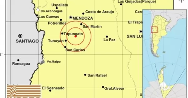 Un sismo de 5.4 grados se sintió en Mendoza