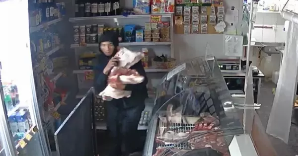 Bermúdez: robaron una carnicería durante la madrugada y las cámaras captaron todo