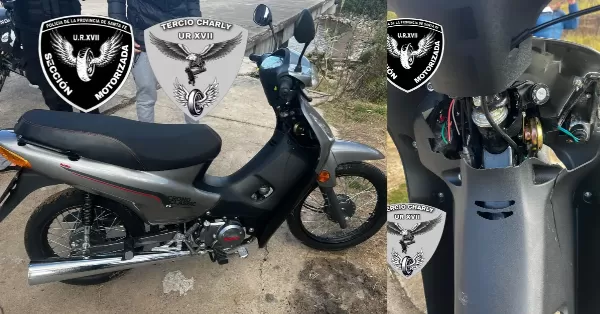 Detuvieron en el Campo de la Gloria a un hombre por robar una moto en Puerto San Martín 