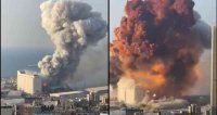 Impresionante explosión en Beirut VIDEO