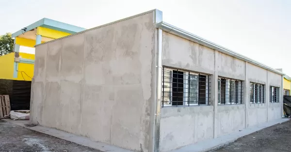 Recta final para la inauguración de dos nuevas aulas en la Escuela Campo Mateo de Timbúes