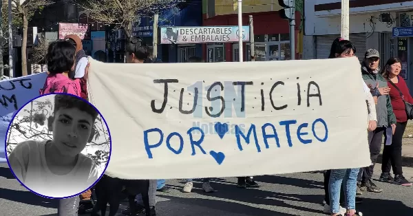 Marcha por Mateo Arévalo en Bermúdez: “a mi hijo lo mató un nene de 13 años pero fue incitado por mayores” 