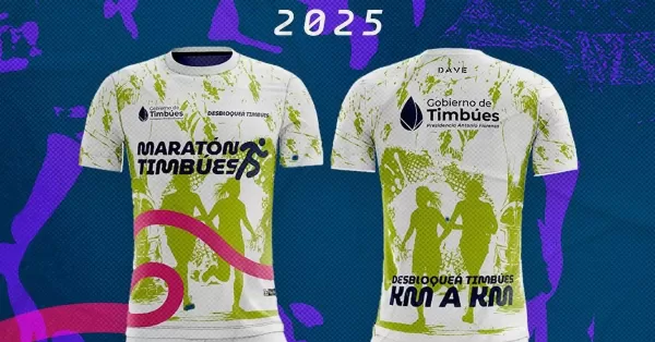 Timbúes presentó la camiseta oficial de la Maratón que se correrá el próximo domingo 27 de julio