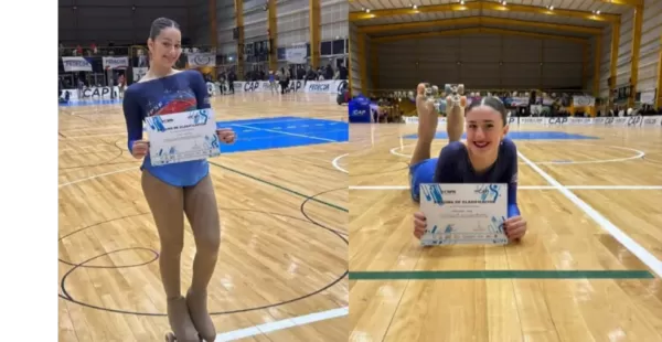 Dos patinadoras roldanenses buscan apoyo para competir en el Nacional de San Juan