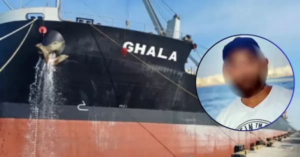 El tripulante Sirio que bajó de un buque en la región, pidió asilo y refugio en Argentina por temor a que lo maten