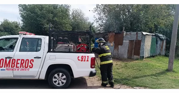 Piden ayuda para una familia que sufrió el incendio en barrio Norte de San Lorenzo