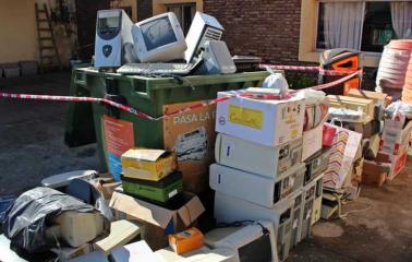 Reciclón: 5 mil kilos de residuos tecnológicos reunidos por el municipio