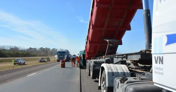 Continúa la obra en la Autopista Rosario - Córdoba entre Funes y Roldán