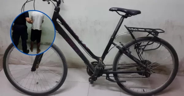 Carcarañá: a través del monitoreo municipal detectaron a un joven con una bicicleta robada