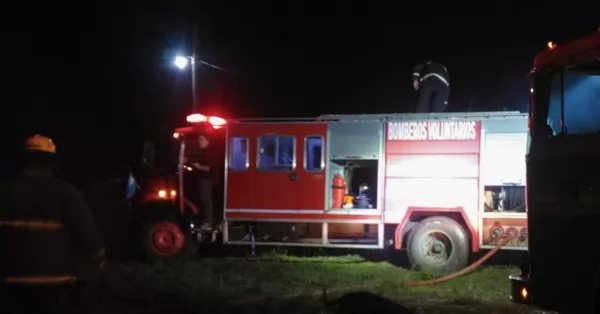 Tragedia en Maciel: se incendió una casilla en un campo y hallaron a un hombre sin vida