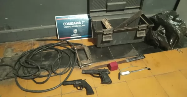 San Lorenzo: recuperaron una caja de herramientas robada y detuvieron a una mujer