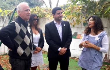 Marcos Cleri y Carlos De Grandis visitaron escuelas en Puerto General San Martín