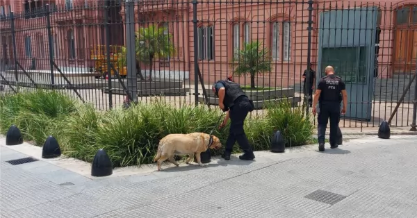 La Casa Rosada recibió una amenaza de bomba