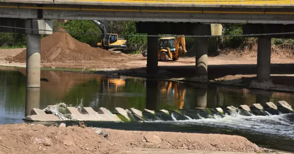 Tras el abandono del gobierno nacional, la Provincia retoma las obras de la casacada del Saladillo