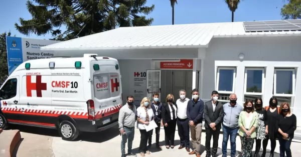 Nación entregó una ambulancia al Centro Modular Sanitario de Frontera