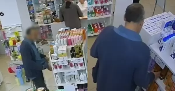 Capitán Bermúdez: mechero quedó filmado cuando robaba en una farmacia 