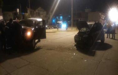 Accidente entre dos vehículos en San Lorenzo