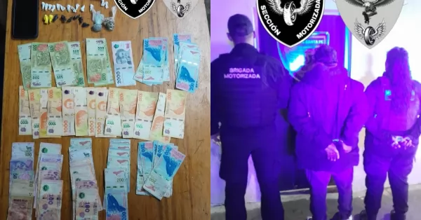 Detuvieron a un delivery de drogas en Fray Luis Beltrán 