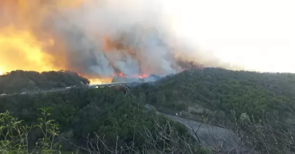 Alerta por varios focos de incendio en la provincia de Córdoba: hay rutas cortadas