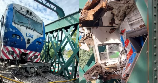 Dos trenes de la línea San Martín chocaron en Palermo y hay varios heridos