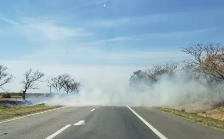 Advierten presencia de humo en autopista y rutas de Santa Fe