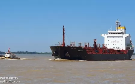 Murió un Práctico a bordo de un buque amarrado en San Lorenzo