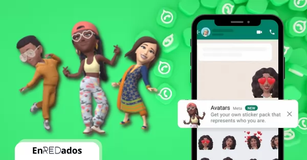 Meta incorpora los stickers de avatar animados en WhatsApp
