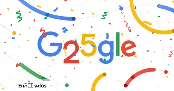 Google cumple 25 años y repasa su historia con sus logos en un doodle