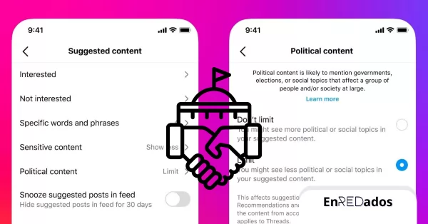 Instagram limita el contenido político en la app ¿Cómo volver a activarlo?