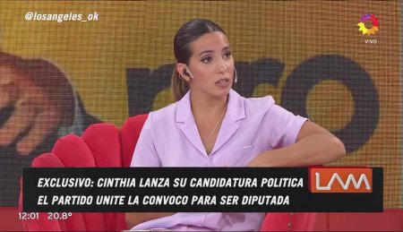 Cinthia Fernández confirmó que será candidata a diputada