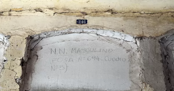 Hallaron restos NN en el cementerio de Santa Fe e investigan si son de desaparecidos