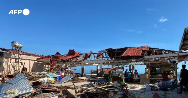 Son 208 los muertos tras el paso del tifón Rai en Filipinas