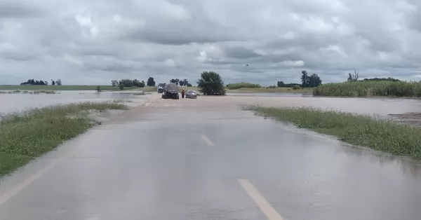 Corte total en la Ruta Nacional 34 por inundación