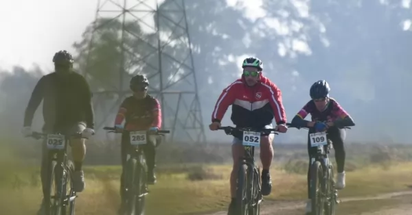 Timbues vivió una fiesta del deporte con su segunda edición del Rural Bike