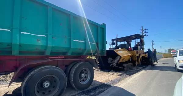 Puerto San Martín: se realizan obras de infraestructura Vial en zona oeste de la ciudad