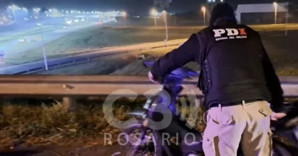 Rosario: Hallaron a un hombre muerto junto a una motocicleta en Circunvalación y Oroño