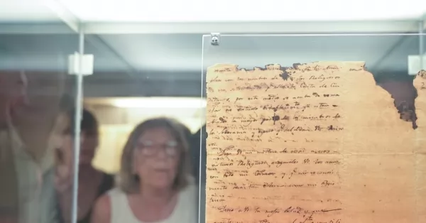 Ya se puede visitar en San Lorenzo la muestra de Cartas Históricas y entre ellas una carta del Gral San Martín 