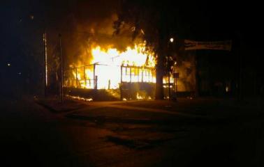 Incendio en el bar “La Carlota” de Granadero Baigorria