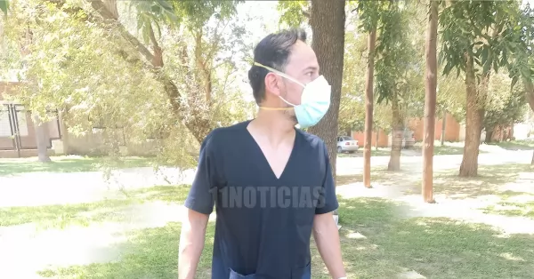 Beltrán: el enfermero José se hace viral luego de una ardua jornada de hisopados