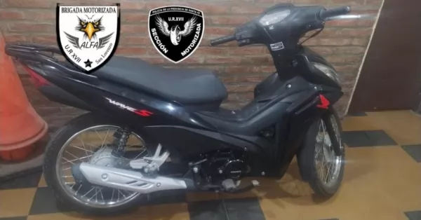Hallaron en Beltrán una moto de motociclista que huyó de la policía en Bouchard